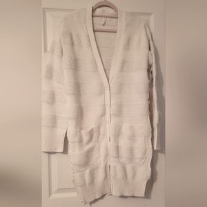 Cozy White Cardigan Sweater